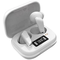 Prevo Q2 TWS Earbuds, Bluetooth 5.1, Automatic Pairing, Touch Control Feature with Digital LED Display Wireless Charging Case, Android, IOS and Windows Compatible, White Prevo Q2 TWS Earbuds, Bluetooth 5.1, Automatic Pairing, Touch Control Feature with Digital LED Display Wireless Charging Case, Android, IOS and Windows Compatible, White